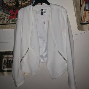 white blazer
